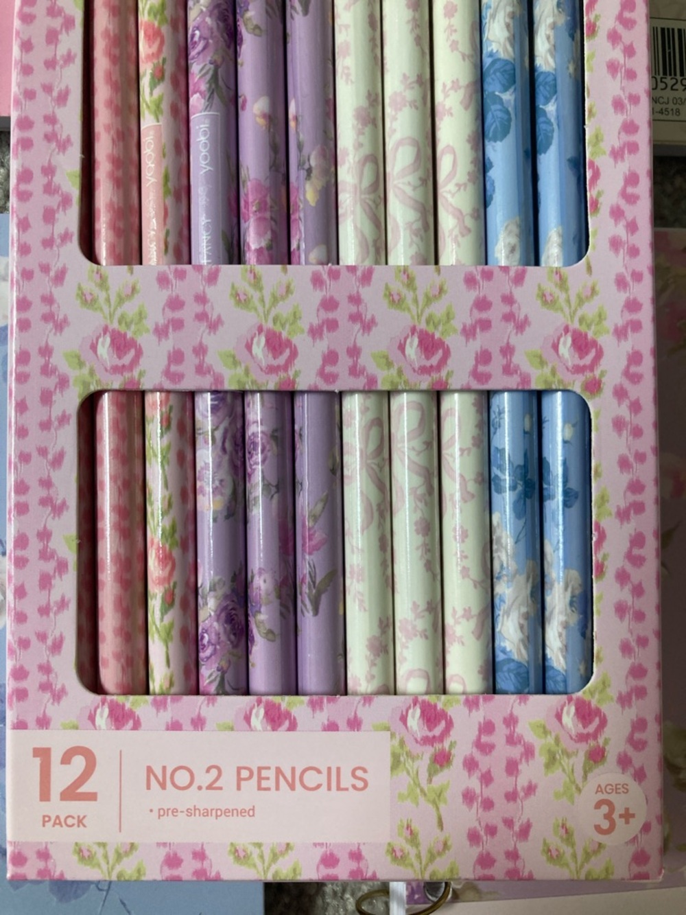 IN-HAND | LoveShackFancy x Target Yoobi Set of 4 Notebooks & 12-Pack Pencils - Picture 3 of 8